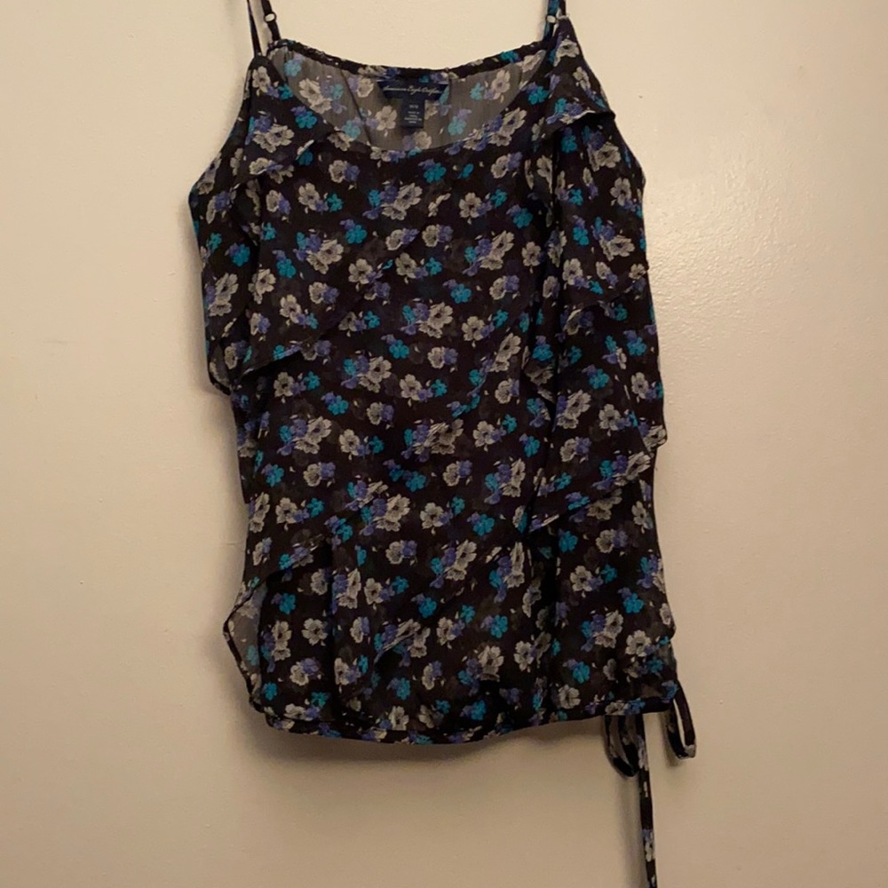 American Eagle size medium floral tank top